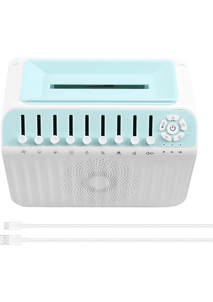 Taşınabilir Doğa Sesi Bluetooth Hoparlör Beyaz Gürültü Gece Lambası Nemlendirici Makinesi 8 Ortam Sesi ile Hıfı Ses (Yurt Dışından) fırsatları