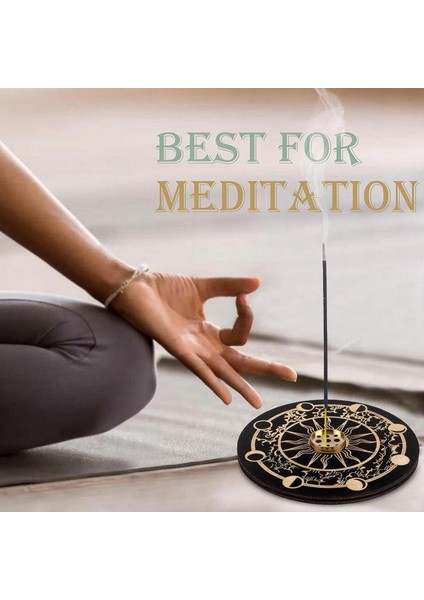 9 Delikli Çubuklar Için Tütsülük Ahşap Tütsü Tepsisi Tutucu Yoga, Meditasyon ve Iç Veya Dış Mekan Ev Dekorasyonu Için (Yurt Dışından) fiyatları