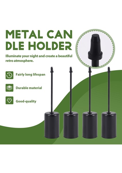 Mumluklar, Advent Çelengi, Mum Çubukları, Advent Çelengi, Mumluk, Şişli Konik Mumlar, 6 Parça Siyah (Yurt Dışından) indirimleri