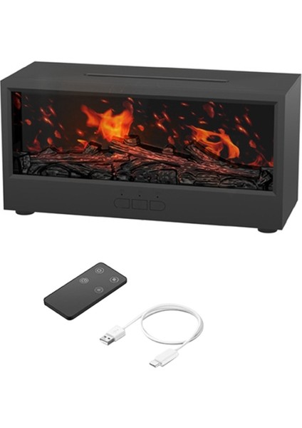 Yatak Odası B Için Uzaktan Kumandalı Alev Esansiyel Yağ Difüzörü 3dflame Şömine Aromaterapi Makinesi Renkli Nemlendirici (Yurt Dışından) fırsatları
