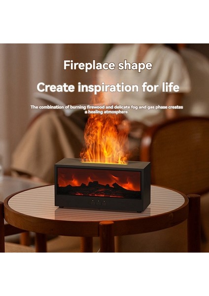 Yatak Odası B Için Uzaktan Kumandalı Alev Esansiyel Yağ Difüzörü 3dflame Şömine Aromaterapi Makinesi Renkli Nemlendirici (Yurt Dışından) indirimleri