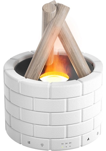 Simülasyon Alev Difüzörü Kamp Ateşi Nemlendiricisi Difüzör Koku Ofis Ev Alev Nemlendirici Aromaterapi Makinesi (Yurt Dışından)