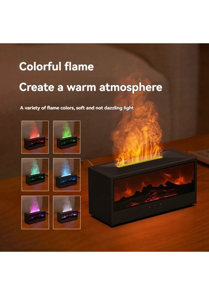 Yatak Odası A Için Uzaktan Kumandalı Alev Esansiyel Yağ Difüzörü 3dflame Şömine Aromaterapi Makinesi Renkli Nemlendirici (Yurt Dışından) fiyatları