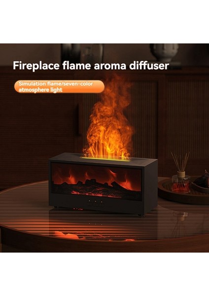 Yatak Odası A Için Uzaktan Kumandalı Alev Esansiyel Yağ Difüzörü 3dflame Şömine Aromaterapi Makinesi Renkli Nemlendirici (Yurt Dışından) indirimleri