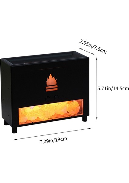 Aromaterapi Alev Ortam Işığı Simülasyonu Duvar Mutfak USB Mini Cihazlar Hava Alev Koku Makinesi, Ahşap Doku (Yurt Dışından) modelleri