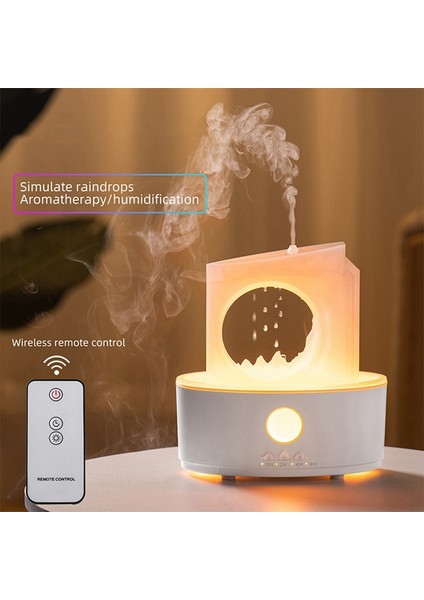Rain Clouds Aroma Difüzör Yağmur Damlası Hava Nemlendiricisi Aroma Nemlendirici Gece Lambası Masaüstü Ultrasonik Sprey Abd Fişi (Yurt Dışından) modelleri