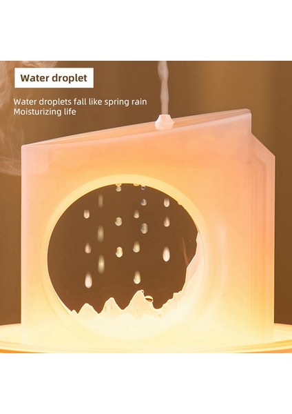 Rain Clouds Aroma Difüzör Yağmur Damlası Hava Nemlendiricisi Aroma Nemlendirici Gece Lambası Masaüstü Ultrasonik Sprey Abd Fişi (Yurt Dışından) fırsatları