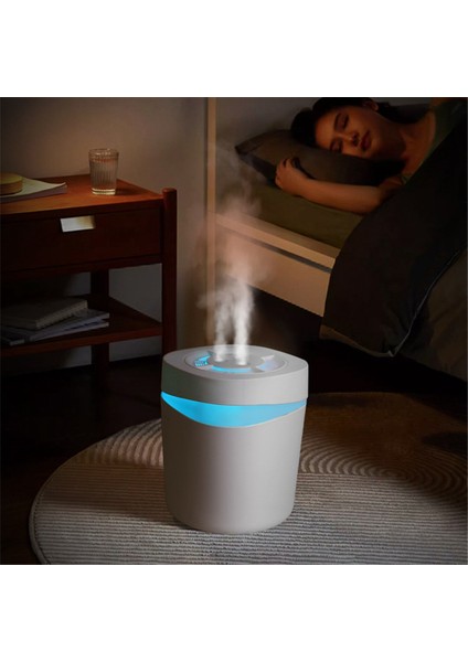 Yatak Odası Masaüstü Için Renkli Gece Lambası ile 5l Nemlendirici USB Hava Nemlendirici Arıtma Nemlendirici (Yurt Dışından)