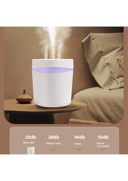 Yatak Odası Masaüstü Için Renkli Gece Lambası ile 5l Nemlendirici USB Hava Nemlendirici Arıtma Nemlendirici (Yurt Dışından) indirimleri