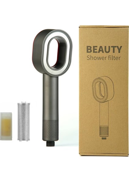 Karbon Fiber Filtre Elemanlı Koku Duş Başlığı Saç ve Cilt Bakımı Için Güzellik Duş Başlığı Kağıt Kutusu (Yurt Dışından)