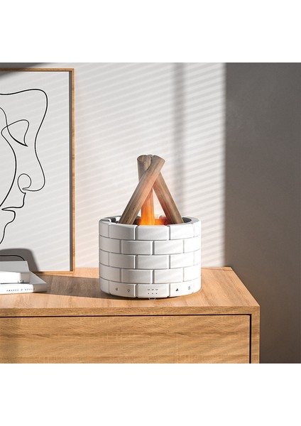 Simülasyon Alev Difüzörü Kamp Ateşi Nemlendiricisi Difüzör Koku Ofis Ev Alev Nemlendirici Aromaterapi Makinesi (Yurt Dışından) indirimleri