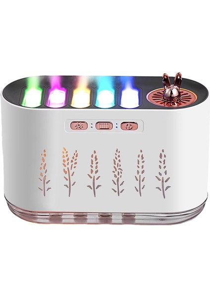 Sesle Kontrol Edilen Hava Nemlendirici, Dinamik Renkli Beş Delikli Spreyli Sessiz Yatak Odası Aromaterapi Cihazı (Yurt Dışından)