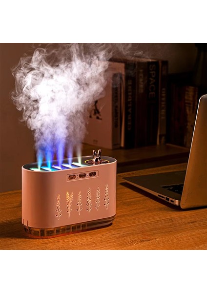 Sesle Kontrol Edilen Hava Nemlendirici, Dinamik Renkli Beş Delikli Spreyli Sessiz Yatak Odası Aromaterapi Cihazı (Yurt Dışından) modelleri