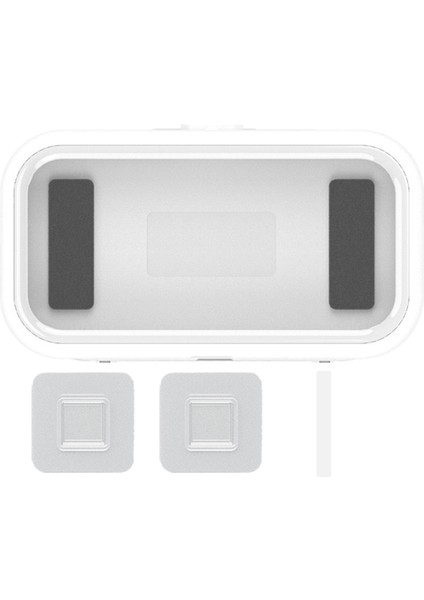 Banyo Döndürülebilir Su Geçirmez Cep Telefonu Kutusu Deliksiz Tuvalet Duvara Monte Cep Telefonu Su Geçirmez Braket Beyaz (Yurt Dışından)