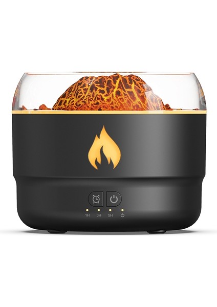 1h 2h 5h Zamanlayıcılı Ultrasonik Nemlendiricili Esansiyel Yağ Difüzörü Ev Kokusu, Eve Taşınma Spa Bebek Odası Siyah (Yurt Dışından) fiyatları