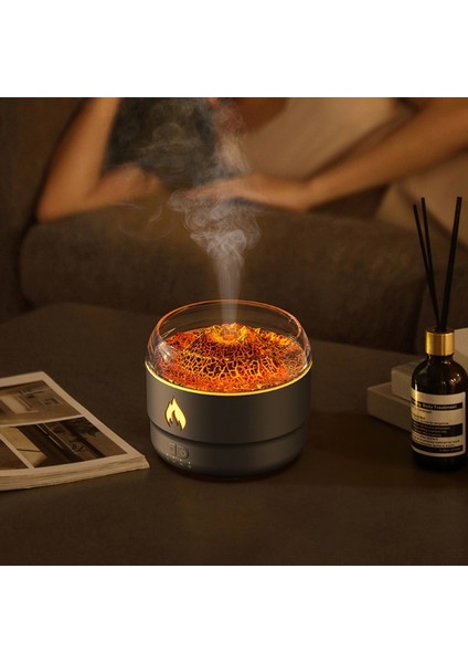 1h 2h 5h Zamanlayıcılı Ultrasonik Nemlendiricili Esansiyel Yağ Difüzörü Ev Kokusu, Eve Taşınma Spa Bebek Odası Siyah (Yurt Dışından) modelleri