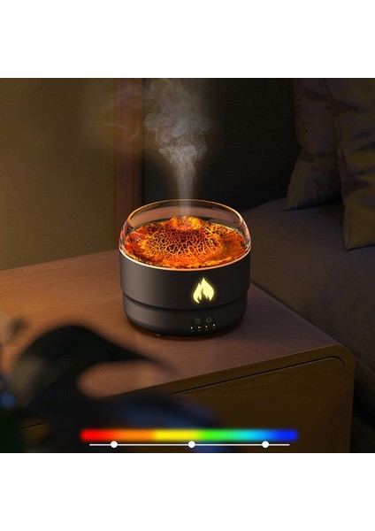 1h 2h 5h Zamanlayıcılı Ultrasonik Nemlendiricili Esansiyel Yağ Difüzörü Ev Kokusu, Eve Taşınma Spa Bebek Odası Siyah (Yurt Dışından) fırsatları