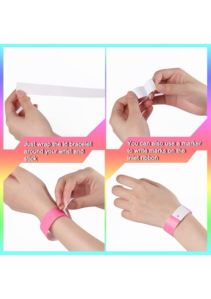 Etkinlikler Için Bileklikler - 700 Adet Neon Bileklikler, Etkinlikler Için Su Geçirmez Kol El Bantları, Hafif Bileklikler (Yurt Dışından) fırsatları
