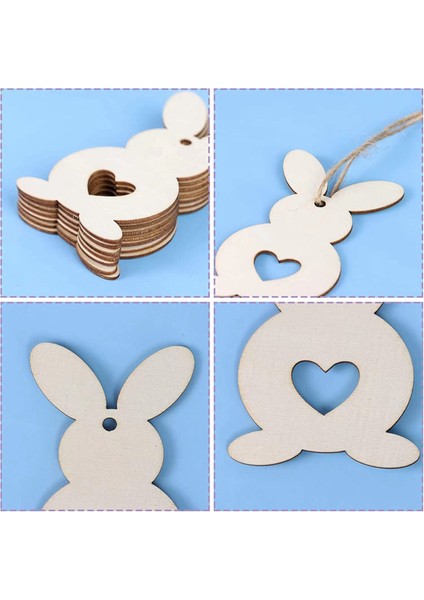 70 Adet Tamamlanmamış Boş Ahşap Kesik Ahşap Paskalya Tavşanı Şekilli Ahşap Paskalya Kendin Yap Ahşap El Sanatları Paskalya Baharı Için (Yurt Dışından) modelleri