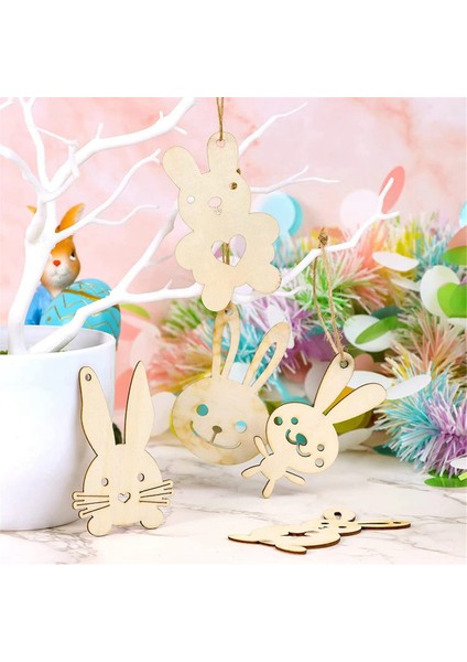70 Adet Tamamlanmamış Boş Ahşap Kesik Ahşap Paskalya Tavşanı Şekilli Ahşap Paskalya Kendin Yap Ahşap El Sanatları Paskalya Baharı Için (Yurt Dışından) indirimleri