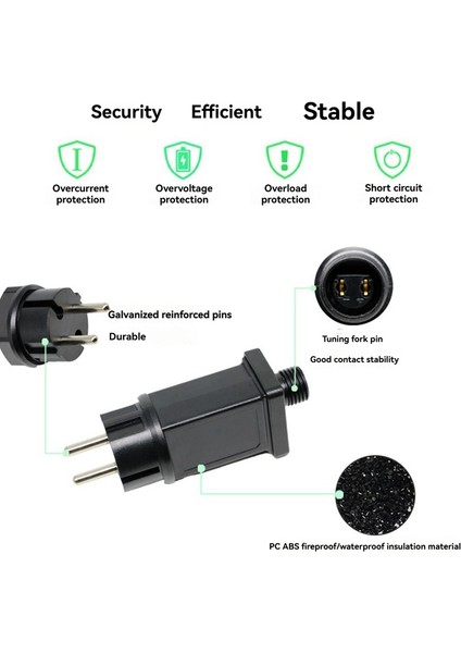 24V 0.3A Fiş LED Işık Şeridi Güç Kaynağı LED Transformatör Fiş Adaptörü IP44 Su Geçirmez Noel Lambası Adaptörü Abd Fişi (Yurt Dışından) indirimleri