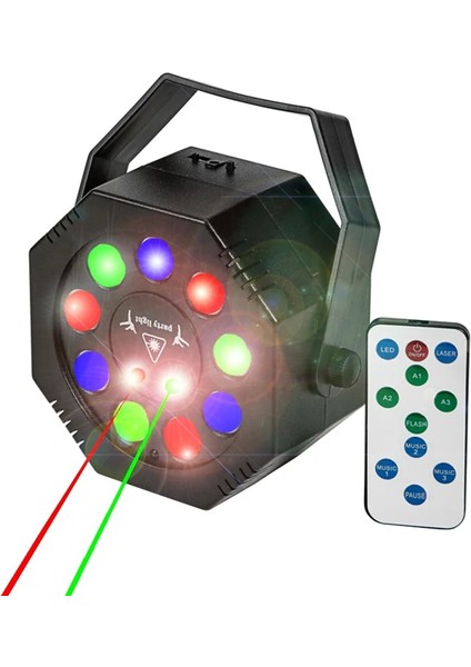 Dj Sahne Parti Disko Işıkları Lazer Projektör 9led Kırmızı Yeşil Mavi Flaş Strobe Noel Tatil Parti Dekorasyon Işıkları (Yurt Dışından) fırsatları