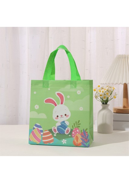12 Parça Paskalya Hediye Çantaları Saplı Paskalya Çantaları Saplı Mutlu Paskalya Tavşanı Hediye Çantaları (Yurt Dışından) modelleri