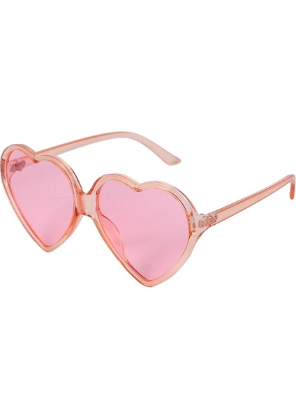 90'lar Vintage Gözlük Moda Büyük Kadın Bayan Kızlar Büyük Boy Kalp Şeklinde Retro Güneş Gözlüğü Sevimli Aşk Gözlüğü (Pembe) (Yurt Dışından) fiyatları