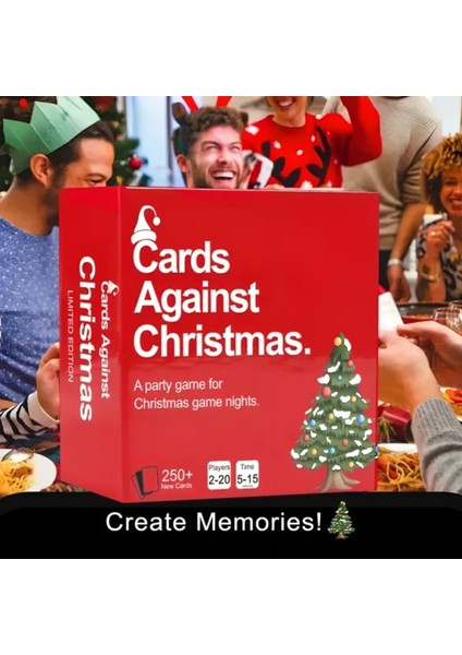 Noel'e Karşı Kartlar - Ev Partisi Için Noel Bilgi Yarışması Kart Oyunu (Yurt Dışından) fiyatları