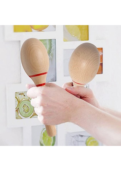 8 Inç El Perküsyon Çıngırakları, Kayın Ağacı Rumba Çalkalayıcıları, Oyun Partileri Için Latin Müzik Aleti (Yurt Dışından) indirimleri