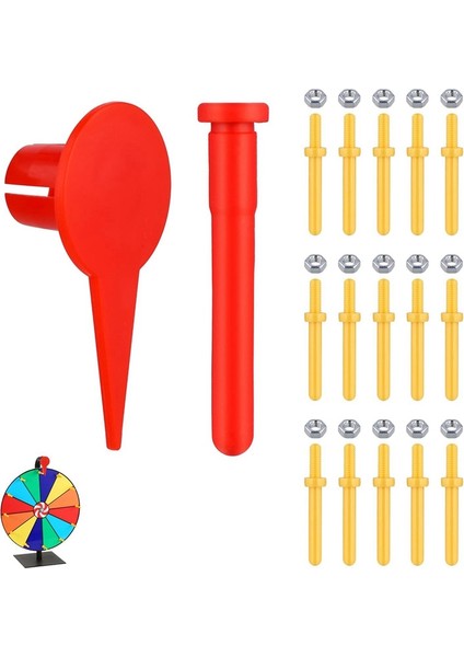 15 Adet - Tekerlek Parçaları, Ödüllü Tekerlek Işaretçisi ile Yeniden Kullanılabilir Ödüllü Tekerlek Yedek Parçaları Ödüllü Tekerlek Mandal Takımı (Yurt Dışından) modelleri