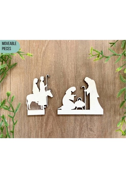 Isa'nın Doğuşu Için Advent Takvimi, Isa'ya Geri Sayım, Ahşap Advent Takvimi, Noel Tatili Advent Takvimi (Yurt Dışından) fırsatları