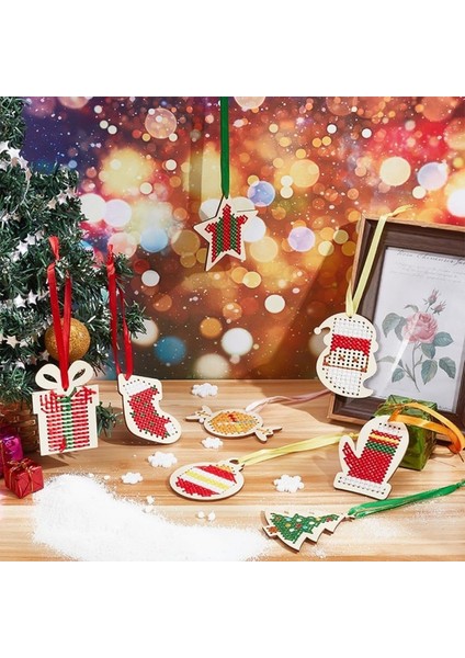 Ahşap Kitleri Noel Temalı Ahşap Parça Kiti Noel Ağacı Dekorasyonu Noel Süsü (Yurt Dışından) fırsatları