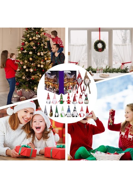 Çocuklar ve Yetişkinler Için Koleksiyonluk Cüce Bebekleri, Cüce Peluş Oyuncaklı Cüce Geri Sayım Takvimi ile Noel Cüce Takvimi (Yurt Dışından) indirimleri