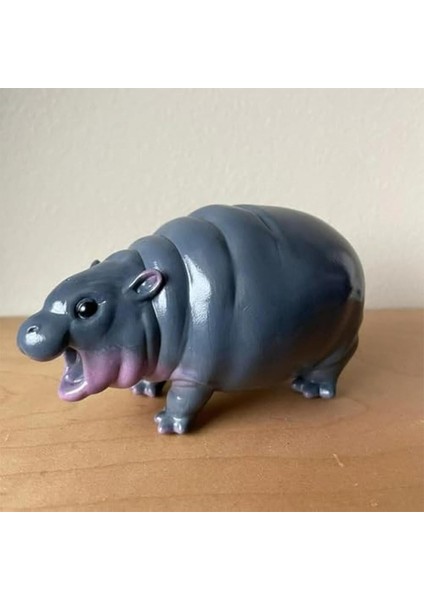 Moo Dengs, Moo Dengs Bebek Cüce Su Aygırları Koleksiyonu, Çocuklar Için, Küçük Masaüstü Heykeli Figürü, Su Aygırı (Yurt Dışından) fırsatları