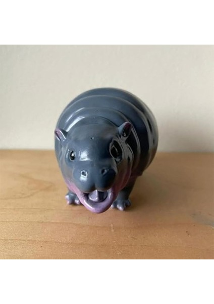 Moo Dengs, Moo Dengs Bebek Cüce Su Aygırları Koleksiyonu, Çocuklar Için, Küçük Masaüstü Heykeli Figürü, Su Aygırı (Yurt Dışından) indirimleri