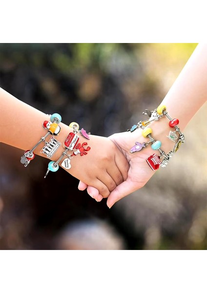 Advent Takvimi Kendin Yap Noel Charm Bileziği Noel Geri Sayım Takvimi Tv Şovu Noel Hediyesi Kadınlar ve Kızlar Için (Yurt Dışından) indirimleri