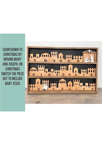 Doğum Takvimi, Noel Tatili Takvimi, Dini Bayramlara Geri Sayım, Ev Için Hristiyan Tatil Dekorasyonu (Yurt Dışından) fırsatları