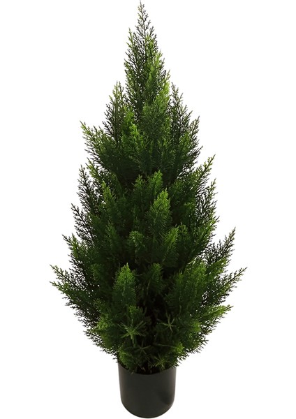 Simüle Çam ve Selvi Saksı Bitkileri Otel Dekoratif Zemin Dekorasyonu Simülasyon Ağacı Noel Ağacı Süsleri (Yurt Dışından)