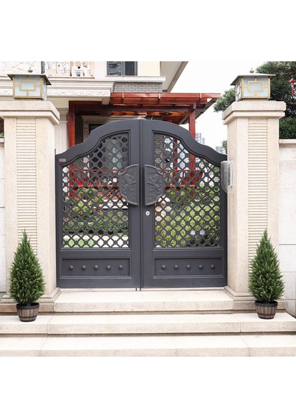 Simüle Çam ve Selvi Saksı Bitkileri Otel Dekoratif Zemin Dekorasyonu Simülasyon Ağacı Noel Ağacı Süsleri (Yurt Dışından) fırsatları