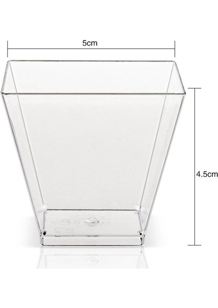 Parti Için 100 Adet 2 Oz Mini Tatlı Kapları Küçük Plastik Tatlı Kapları Puding Meyve Için Tek Kullanımlık Tatlı Kapları (Yurt Dışından) fırsatları