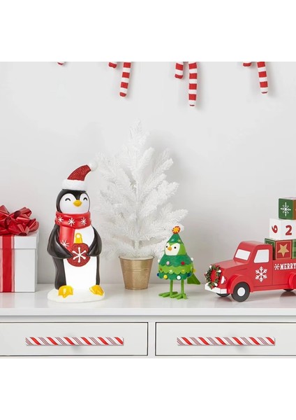 4 Parça Kapı Kolu Kapağı Noel Dekoratif Dolap Şifonyer Çekmece Kolu Kapağı Ev Dekorasyonu Çekmece Kulpu Kapağı (Yurt Dışından) fırsatları