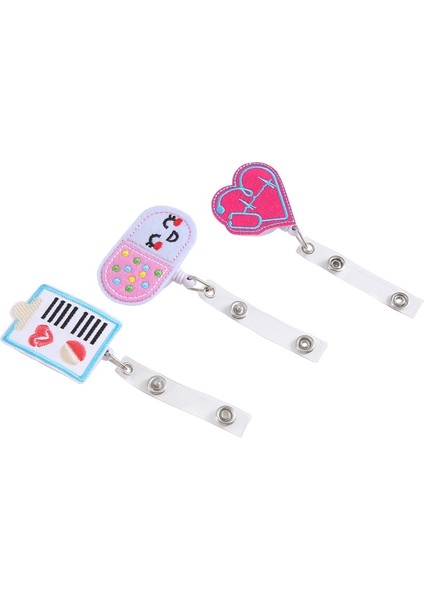 8 Parça Keçe Geri Çekilebilir Rozet Makarası, Temalı Rozet Tutucular Noel, Şükran Günü, Okul, Hemşire, Öğrenci Hediyesi (Yurt Dışından) indirimleri