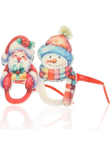 12 Parça Noel Gözlükleri Parti Dekoru Eğlenceli Partiler Tatil Hediyeleri Yenilikçi Kostüm Gözlükleri Fotoğraf Aksesuarları (Yurt Dışından) indirimleri