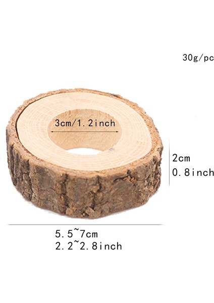 Ahşap Peçete Halkası Noel Peçete Halkası Çerçeve Masa Dekorasyonu Düğün Otel Masası Için Uygun Kabuk Kazık Dekorasyonu (Yurt Dışından) indirimleri