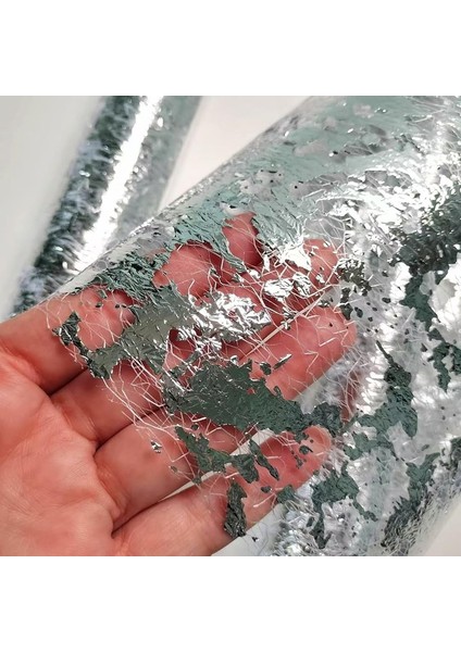 Gümüş Masa Örtüsü Payetli Simli Folyo Metalik Gümüş Ince Örgü Masa Örtüsü Çeşitli Durumlar Için Uygundur (Yurt Dışından) fırsatları