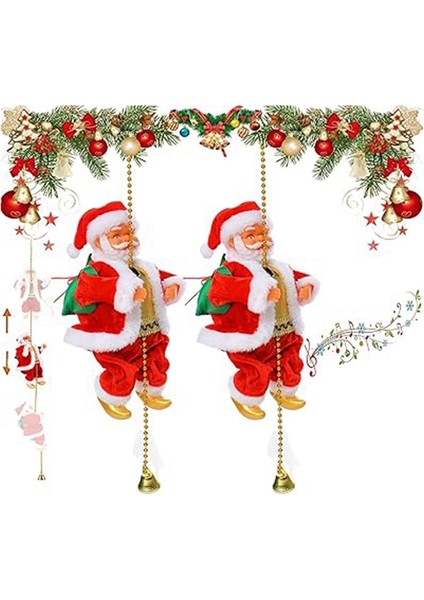 Ip Tırmanan Noel Baba Ip Tırmanan Noel Baba Iç ve Dış Mekan Noel Ağacı Süslemeleri (Yurt Dışından) indirimleri