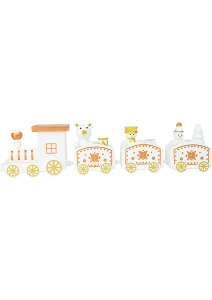 Noel Partisi Için 4 Parça Tren Süslemeleri ve Tren Dekoru Mini Tren Dekor Seti (Yurt Dışından) modelleri