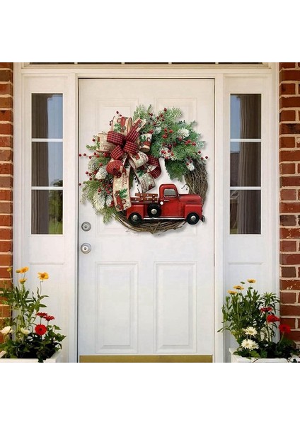 17,7 Inç Noel Çelengi Dekor Çelengi Yapay Çiçek Çelengi Noel ve Yeni Yıl Dekorasyonu Için Mükemmel (Yurt Dışından) fırsatları