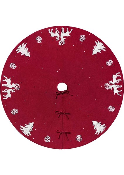 36 Inç Örgü Noel Ağacı Eteği, 3 Boyutlu Noel Ağacı Taban Örtüsü Matı, Tatil Partisi Süslemeleri Için Rustik Ağaç Eteği (Yurt Dışından) fiyatları